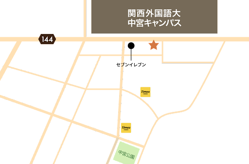 駐車場情報：店舗裏のタイムズ2ヵ所(関西外大前)・(関西外大前第2)